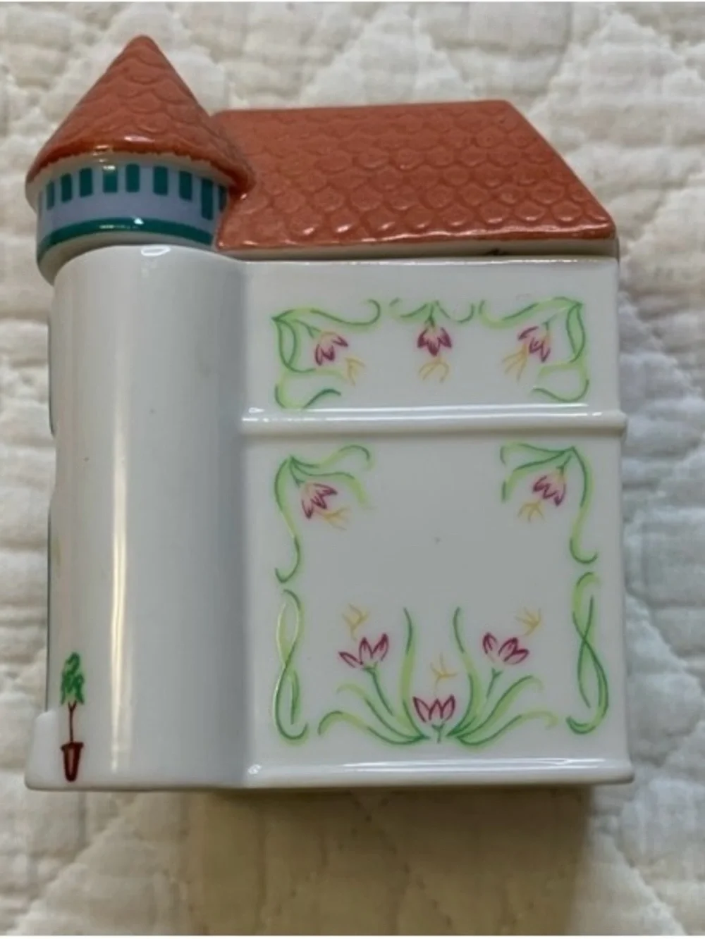 Lenox Spice Village 1989 Vintage Saffron Spice Jar House Replacement
